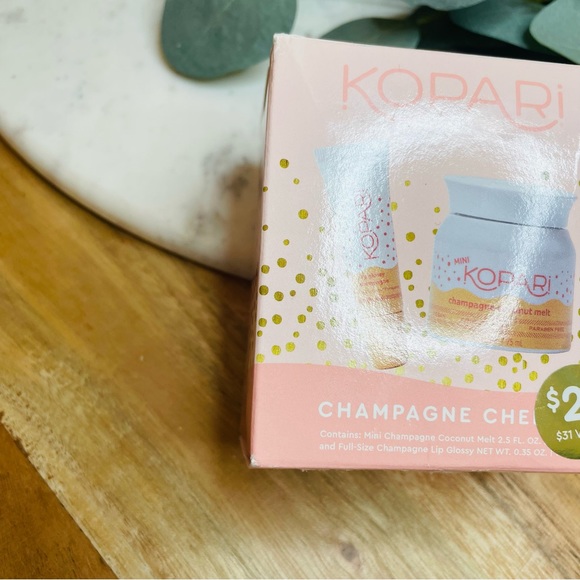 Kopari Skincare Kopari Champagne Cheers Lip Gloss Melt Set Poshmark